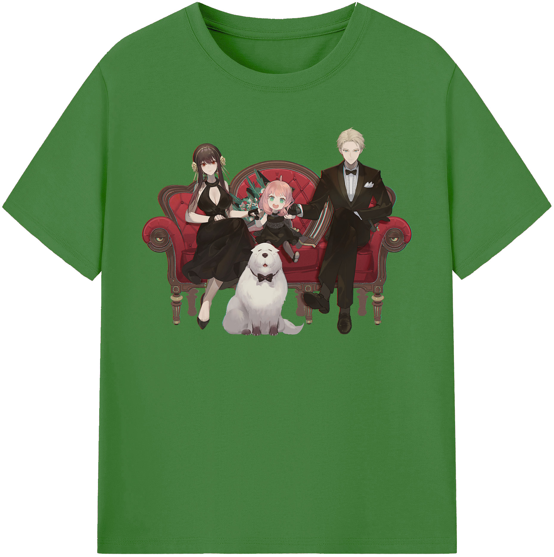 （画像用） SPY×FAMILY间谍家家酒 レディースカジュアルプリントTシャツ（綿100％）